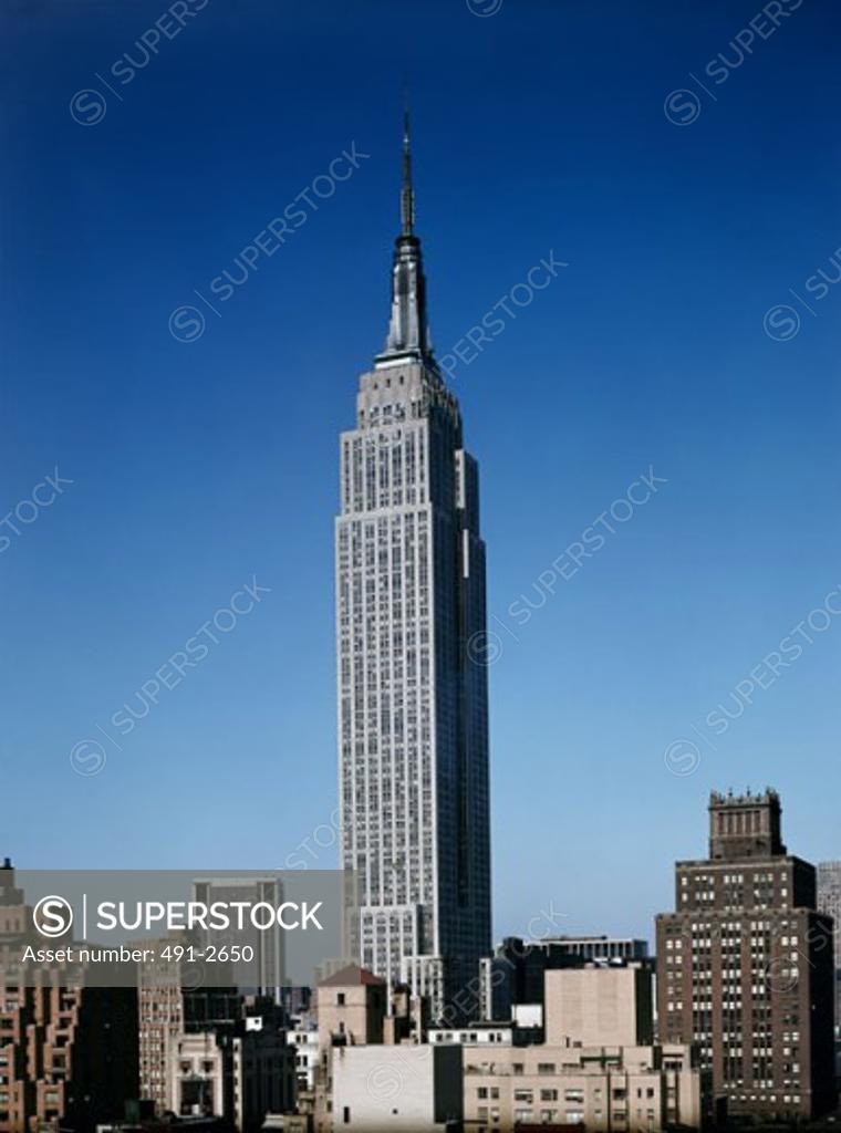 Stock Photo: 491-2650 Empire State Building New York City USA