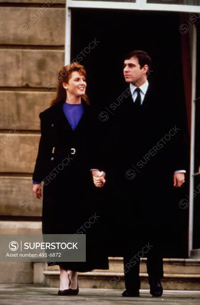 Prince Andrew and Sarah Ferguson, Engagement (3/19/86)