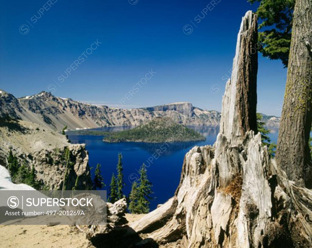 Stock Photo: 497-201269A Crater Lake National Park Oregon USA