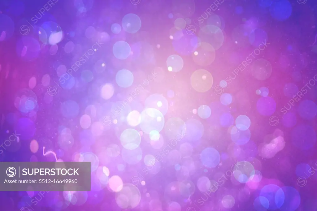 Digitally generated purple abstract light spot design