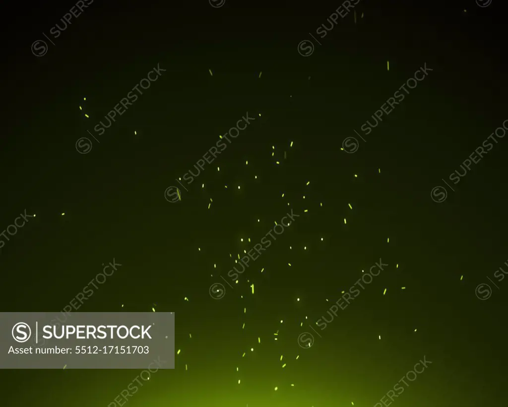 Background of green spangles bright