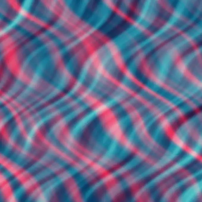 Abstract red an blue curves being blurred
