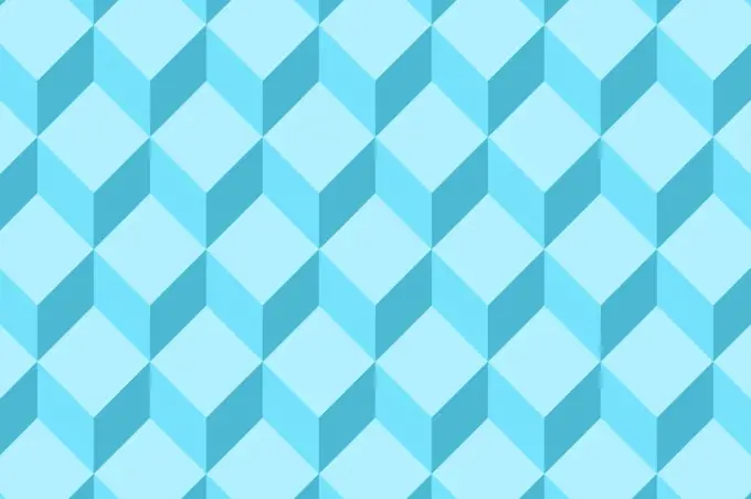 digitally generated blue pattern hexagon background