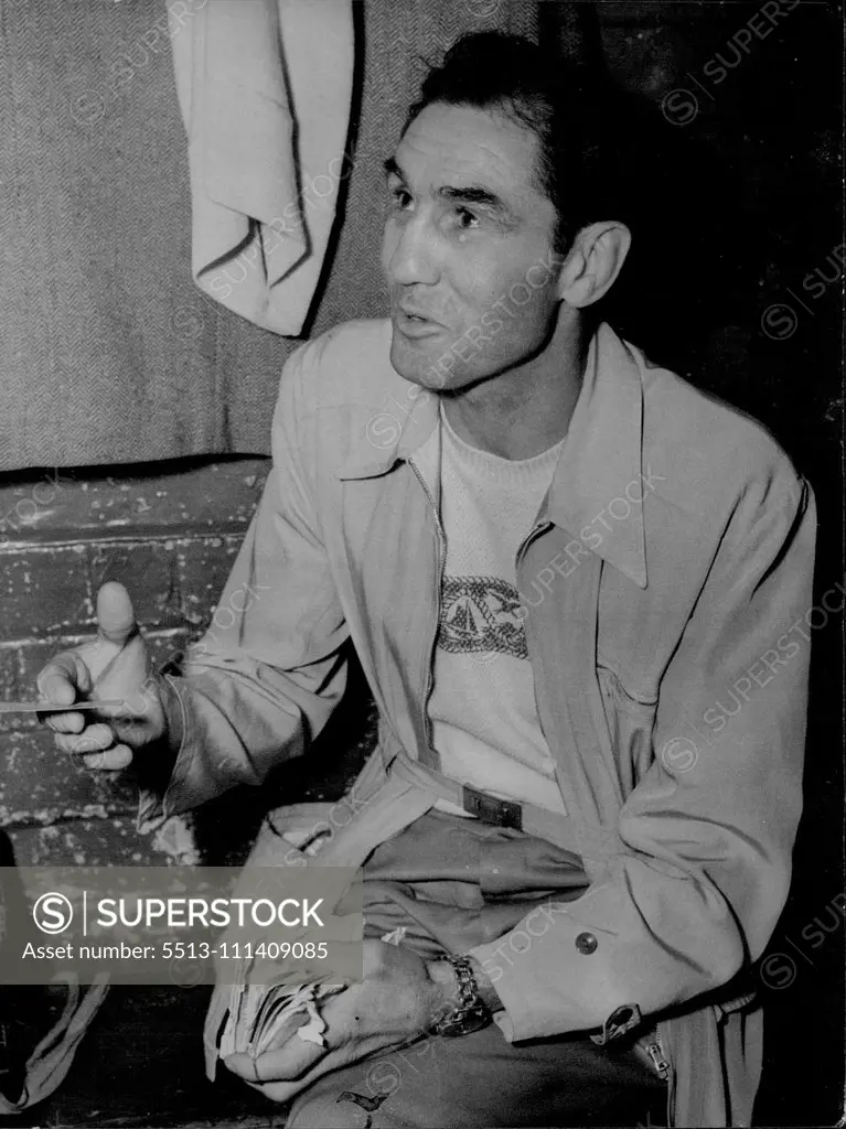 Phil Zivick. Boxer. March 12, 1952.