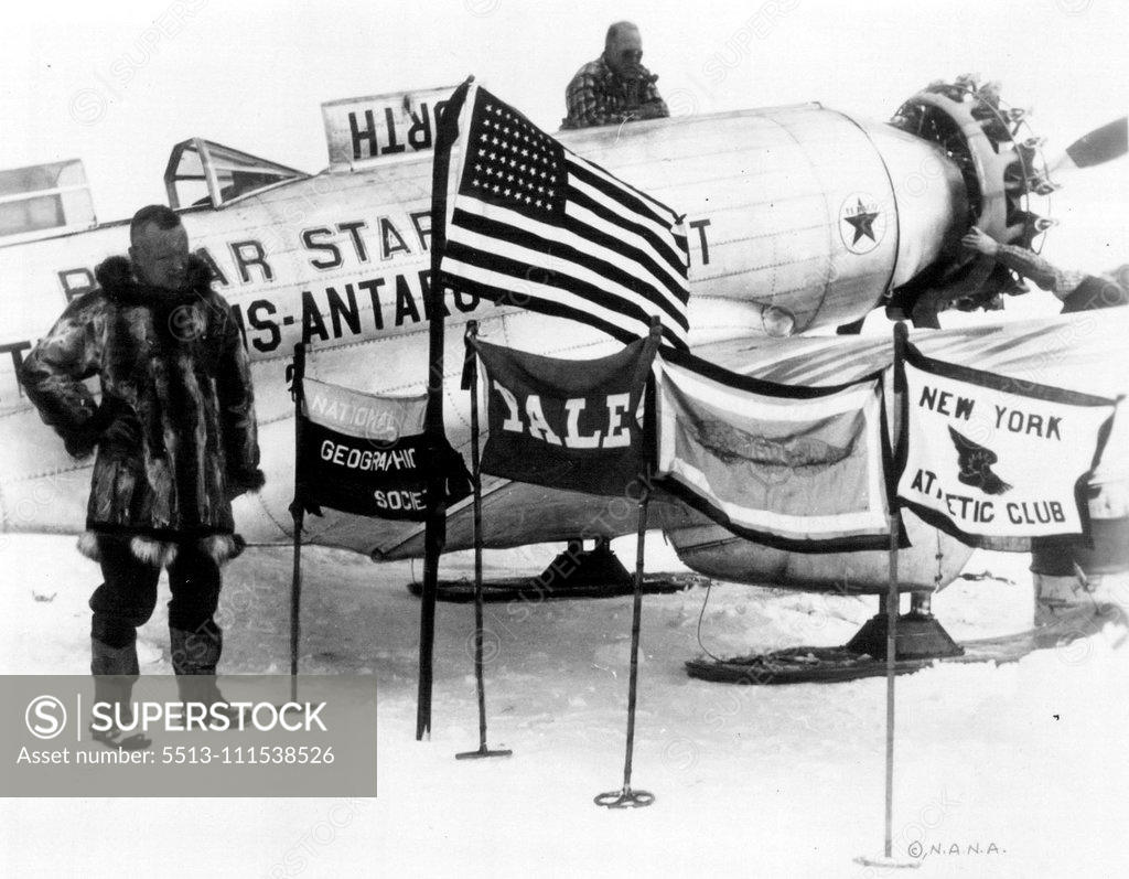 Stock Photo: 5513-111538526 Arctic Expedition - Lincoln Ellsworth Expedition - 1933, 34, 35. April 20, 1936.