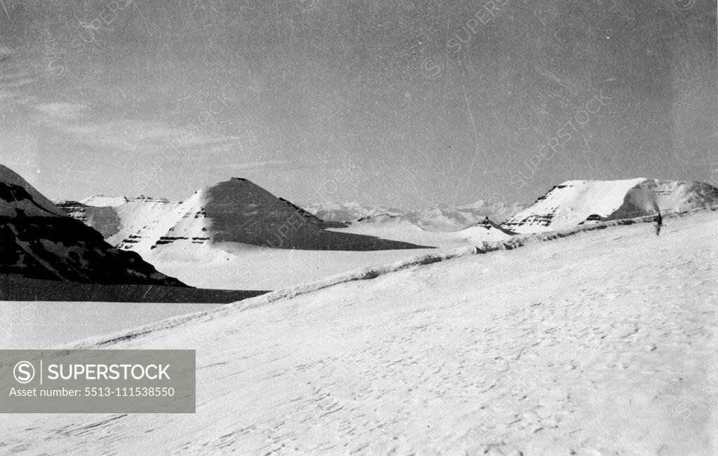 Stock Photo: 5513-111538550 British Trans-Greenland Expedition 1934 - C. Highest Peak in Arctic. August 19, 1934.