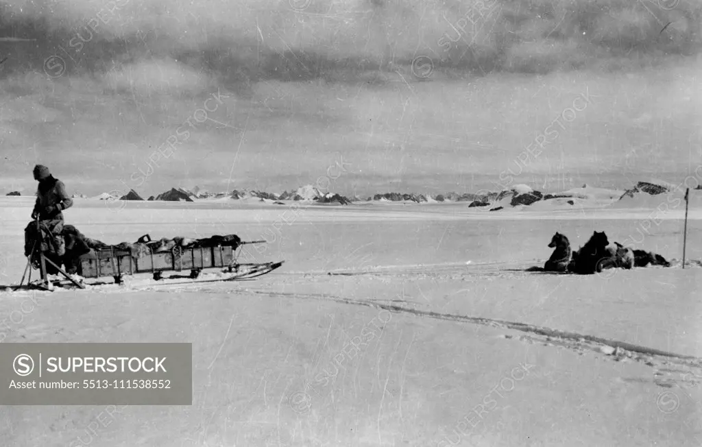 British Trans-Greenland Expedition 1934 - B. Rnage Two. August 19, 1935.