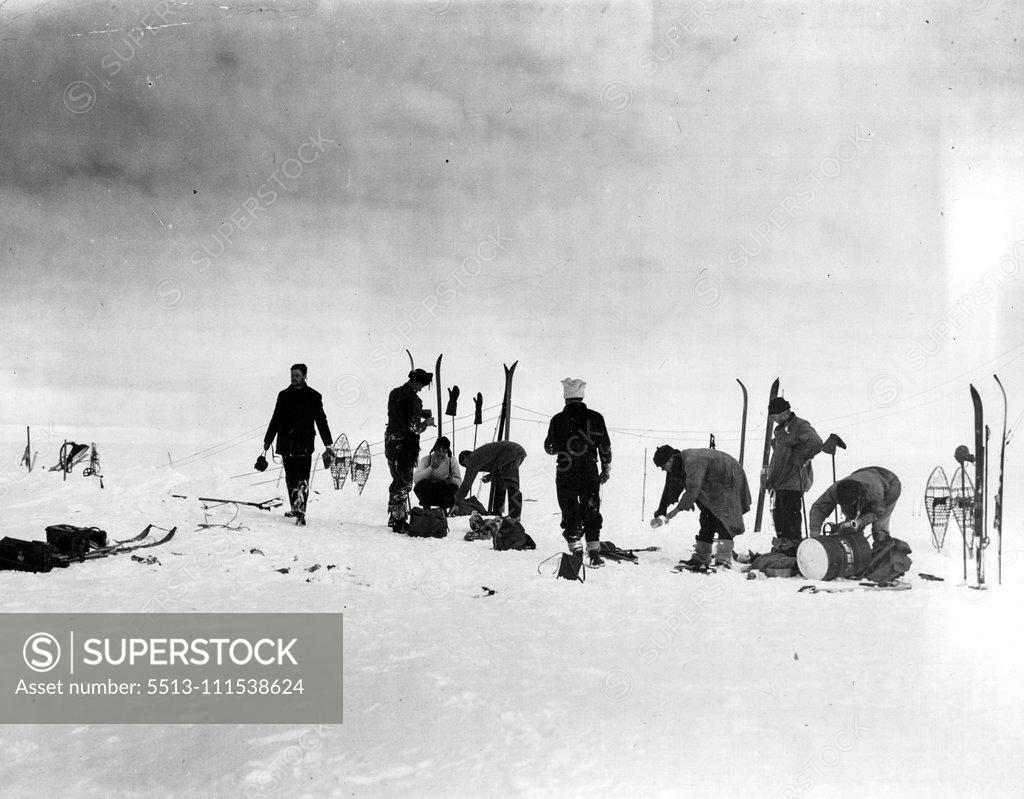 Stock Photo: 5513-111538624 Arctic Region - British Arctic Air Expedition, 1931. February 24, 1936.