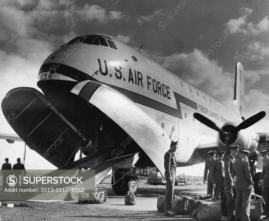 U.S. Air Force Globemaster. May 25, 1955.