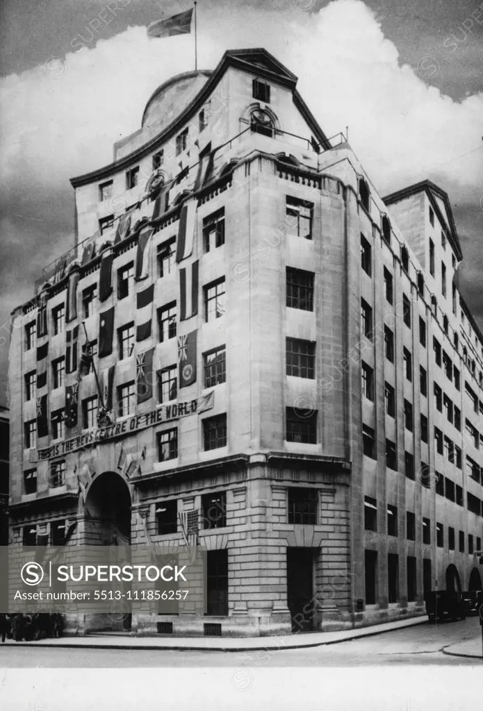 Reuters Premises - (85 Fleet Street). July 4, 1951.;Reuters Premises - (85 Fleet Street).