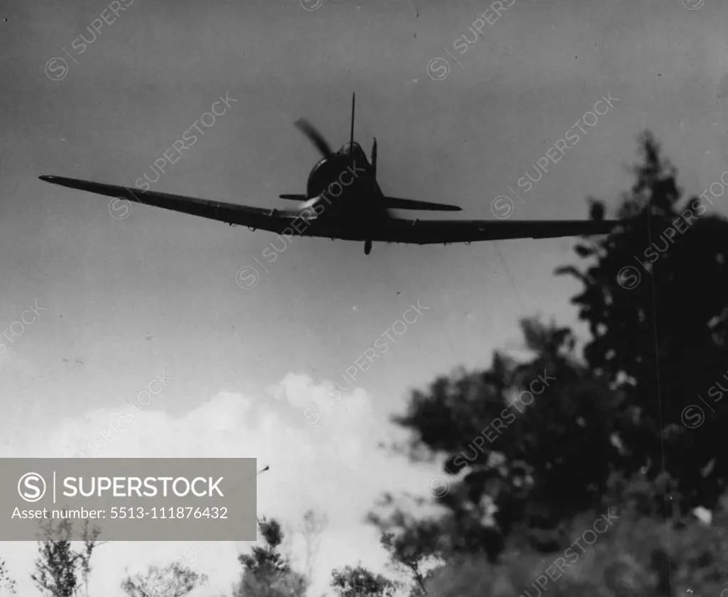 Spotting planes in ***** VDC manoeuvres came within so ***** the ground clipping the trees. December 07, 1942.;Spotting planes in ***** VDC manoeuvres came within so ***** the ground clipping the trees.