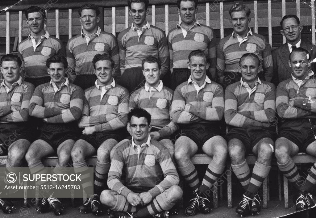 Stock Photo: 5513-16245783 Rugby League - City Teams All Years To 1969 - Foot Ball. June 07, 1949.