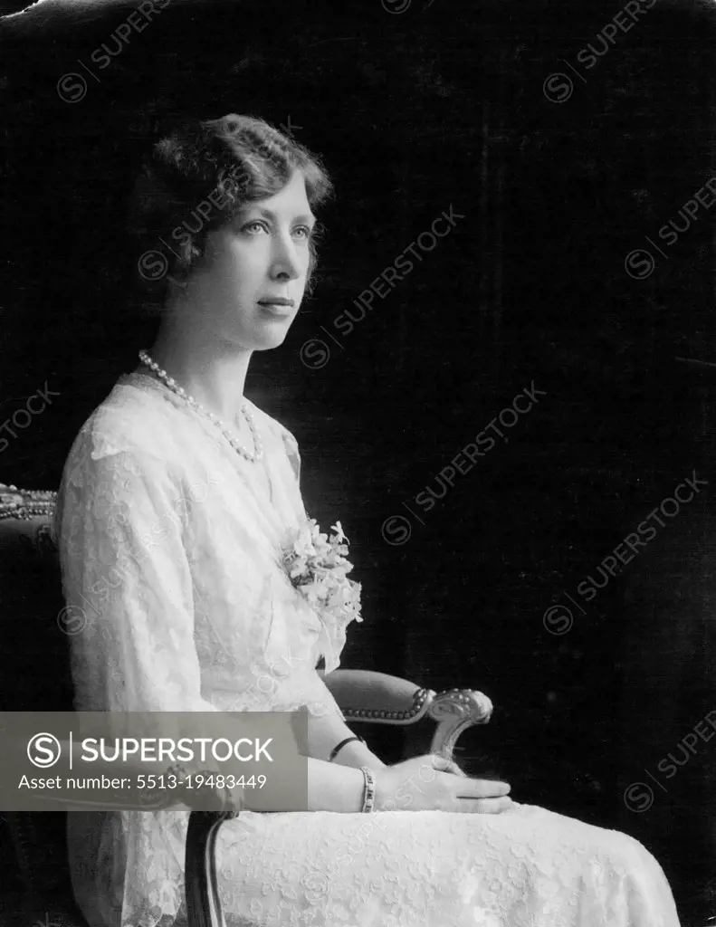 H.R.H. The Princess Royal Princess Mary. November 28, 1934.