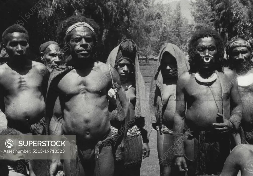 New Guinea Natives. November 29, 1954.