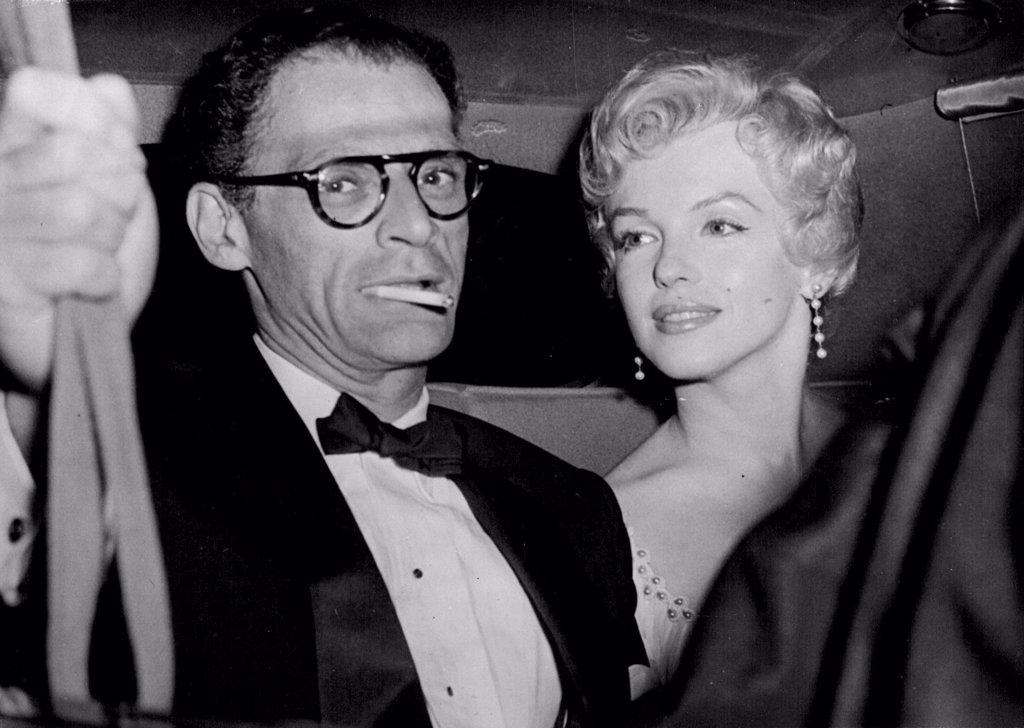 Arthur Miller and Marilyn Monroe 