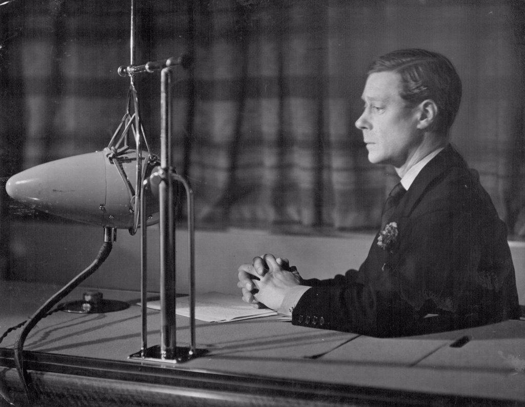 Edward on the occasion of his last Empire broadcast. December 13, 1946.