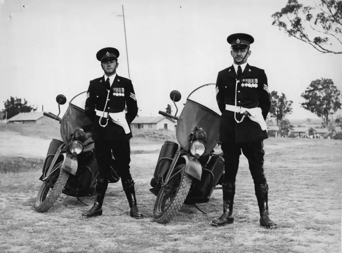 Military Police - Aust Troops. May 29, 1953.;Military Police - Aust Troops.