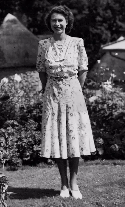 Elizabeth. July 9, 1947. (Photo by The Association Press Ltd.).