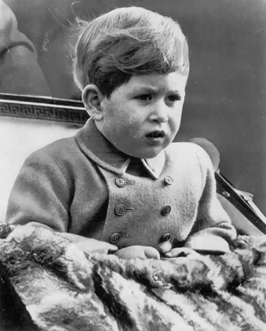 Future Prince of Wales -- Prince Charles, son of Britain's new Queen, Elizabeth, who is expected someday to become Prince of Wales, is shown here in a birthday picture made as he sat in his pram in St. James' Park, London, November 14. Prince Charles now becomes first in line to succeed to the throne. February 6, 1952. (Photo by AP Wirephoto).