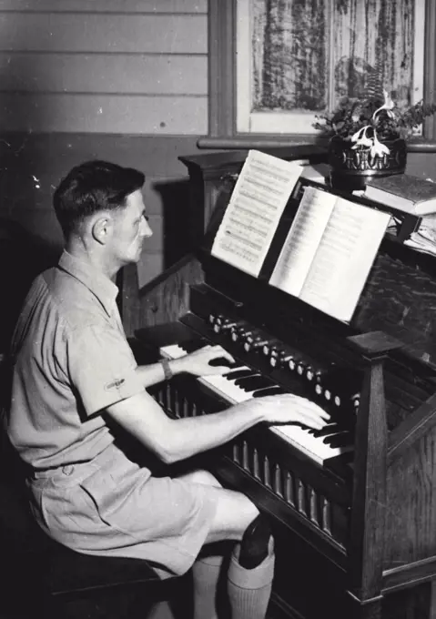 Organ. February 19, 1945. (Photo by Commonwealth Of Australia Department of Air).