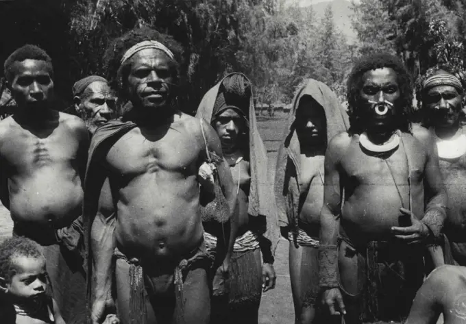 New Guinea Natives. November 29, 1954.