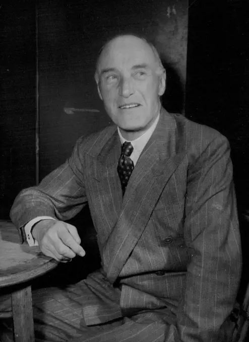 Lord Swinton -- One of the Principal Spokesmen of the Conservative Party in the House of Lords; One-time Air Minister in Mr. Churchill's wartime Coalition Government. November 27, 1951. (Photo by Camera Press).