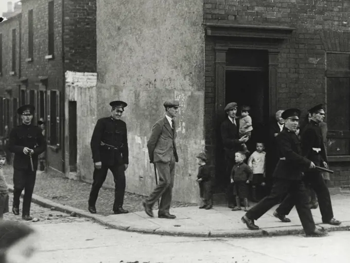 Northern Ireland - Riots & Demonstrations in 1930. November 21, 1932. (Photo by London News Agency Photos Ltd.).