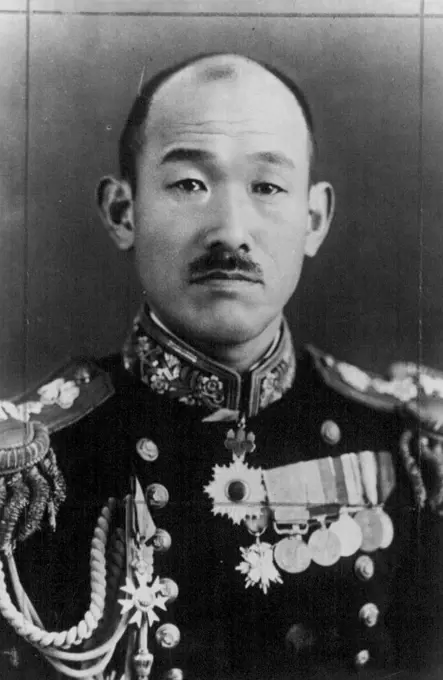 Admiral Sankichi Takahashi, Commander-in-Chief of the Combined fleets. October 25, 1936. (Photo by The Domei News Photos Service).