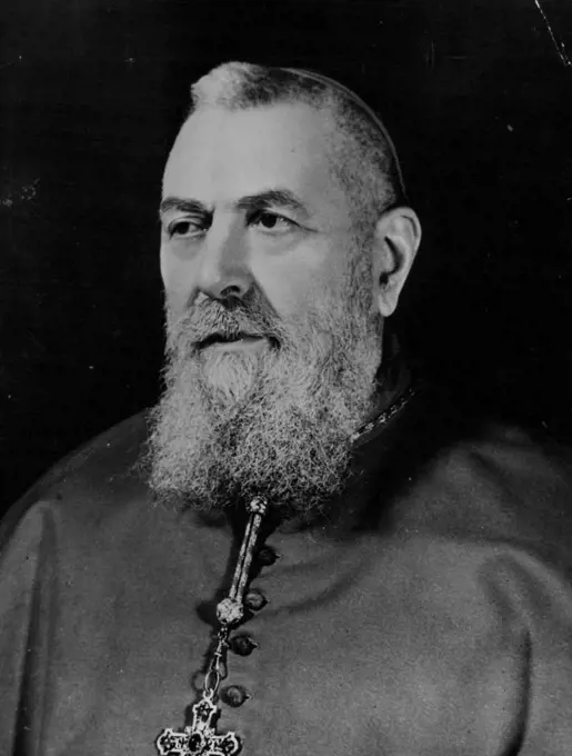 Cardinal Tisserant, Cardinal Bishop Of Ostia - Eugene Tisserant was created Cardinal in 1936; he was born in Nancy, France, in 1884. February 24, 1954. (Photo by Camera Press).