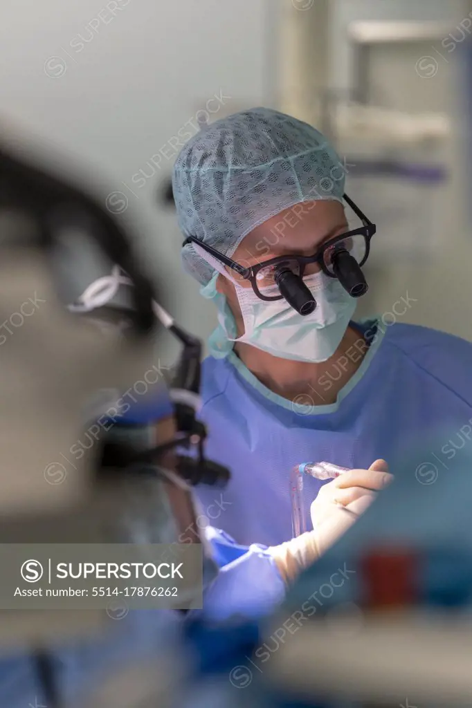 cardiac surgeon in the operating room