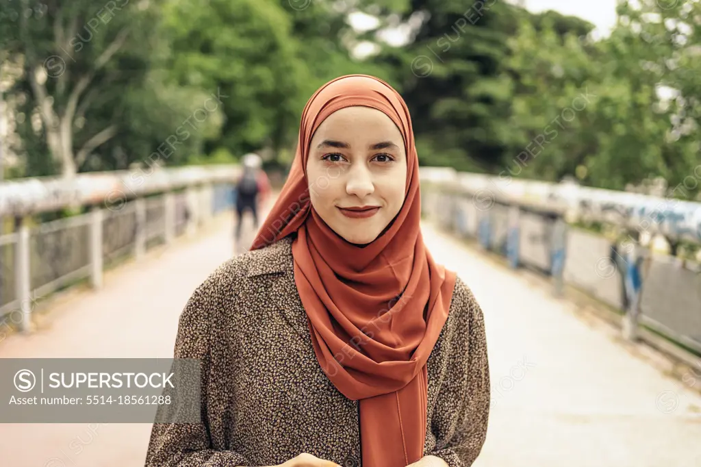 Potrait of a muslim woman