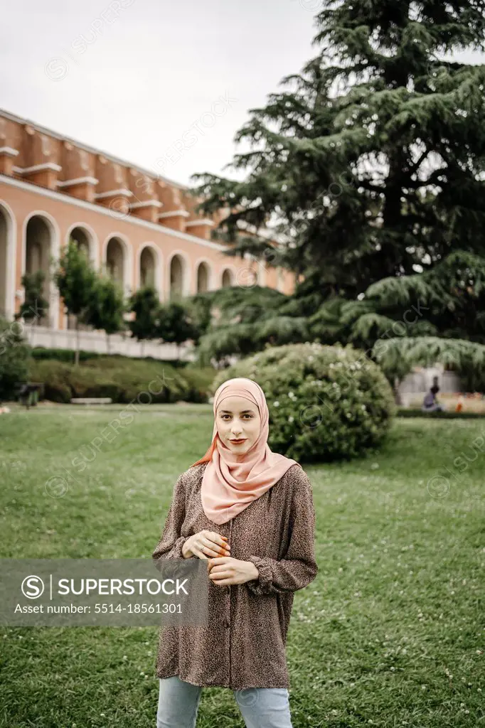 Portrait of a muslim woman