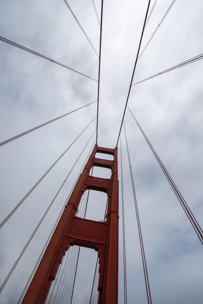 Views of the Iconic Golden Gate Bridge in San Francisco