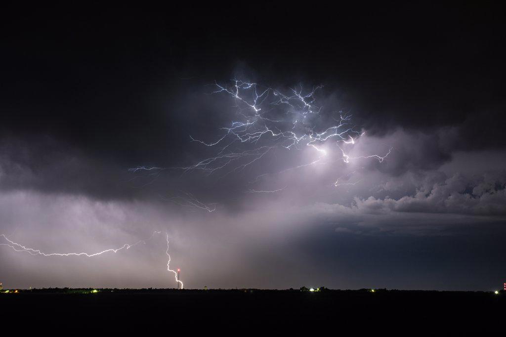 Lightning Strikes in an Colorado Windfarm
