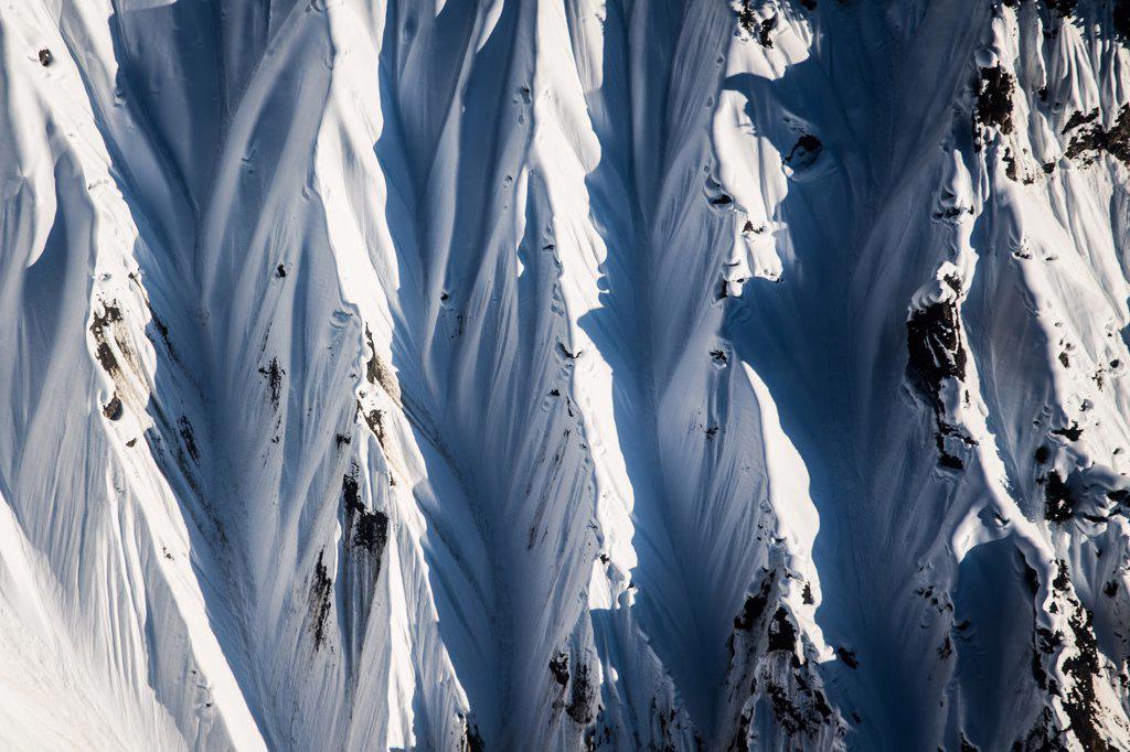 Close Up of Mountain Spine Wall in Canada