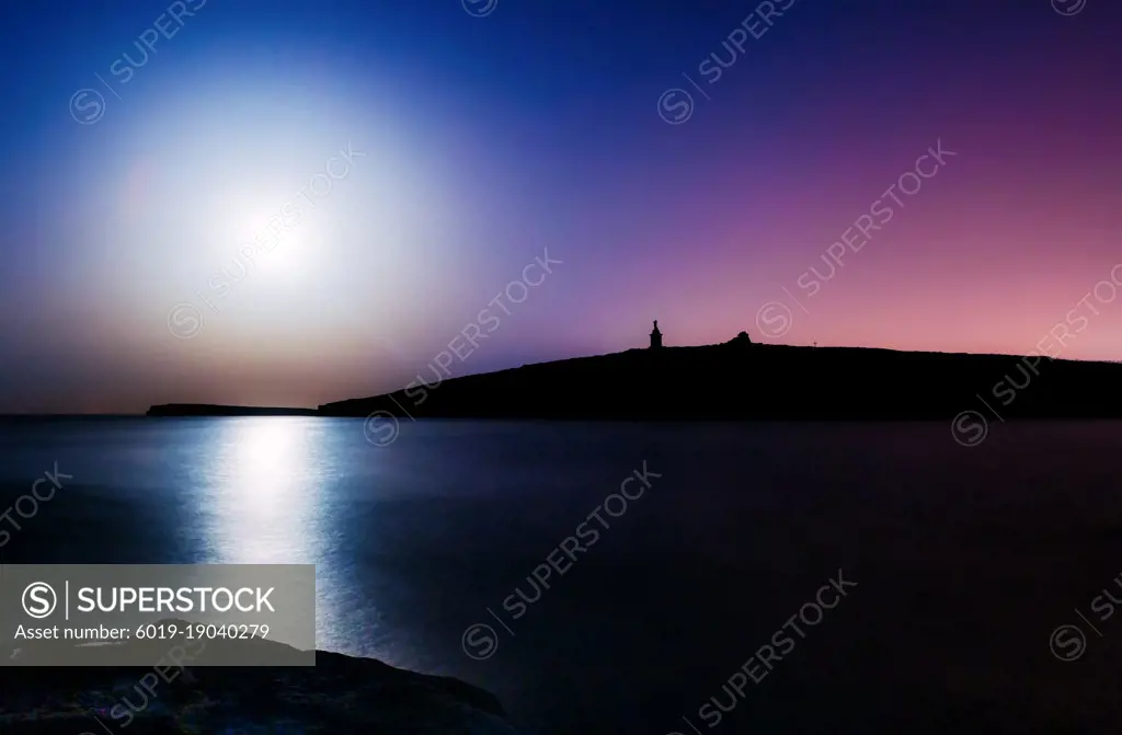 St Paul's Islands and Full Moon