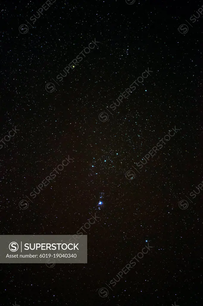 The great and well known constellation of Orion