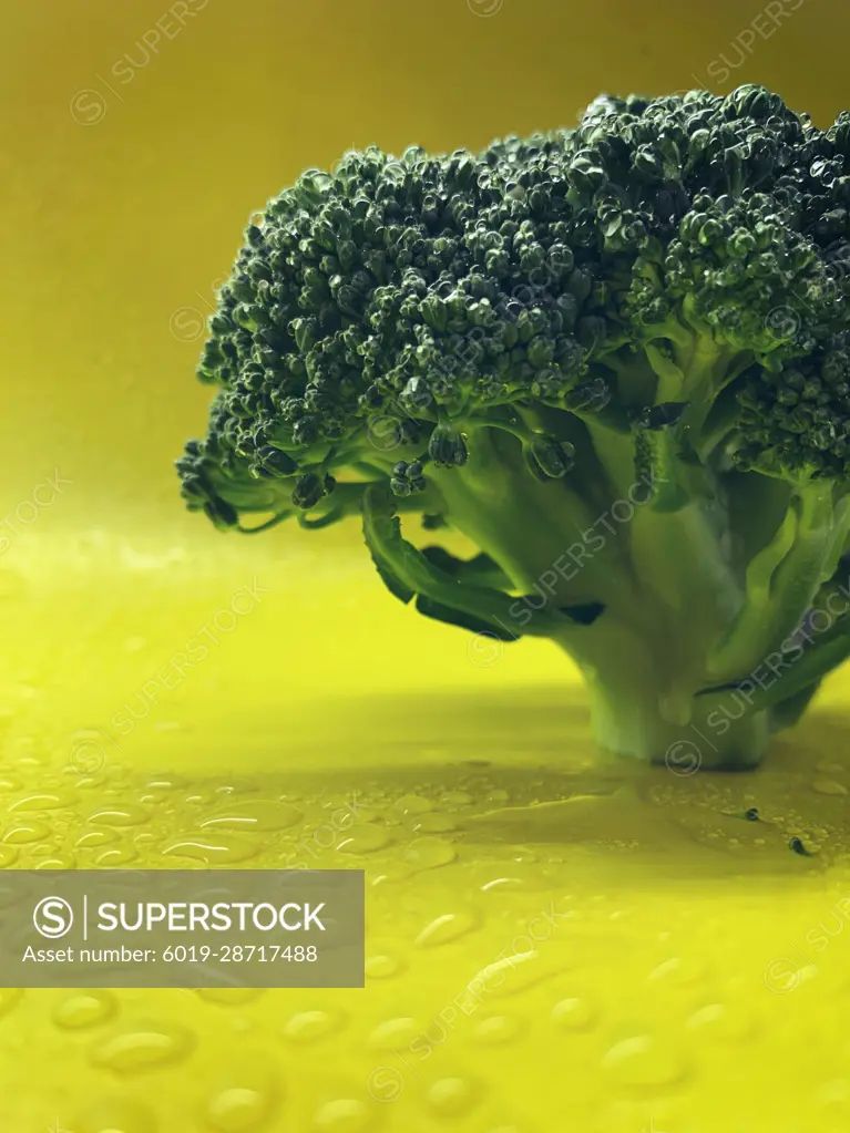 Broccoli on the table for healthy eating