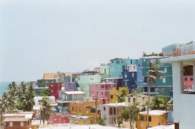 Oceanside view of the town San Juan