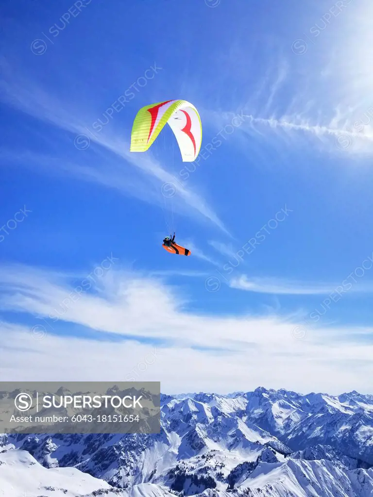 Paragliding in the German Alps