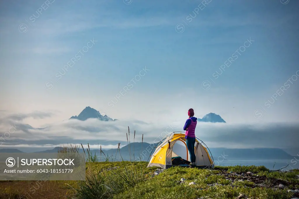 Camping in Glacier Bay National Park, Alaska