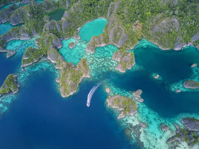 Raja Ampat aerial view, Indonesia