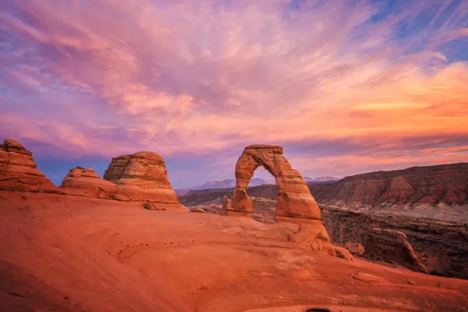 Moab delicate arch, Arches National Park Utah