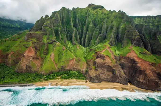 Hawaii coastline, Kauai           