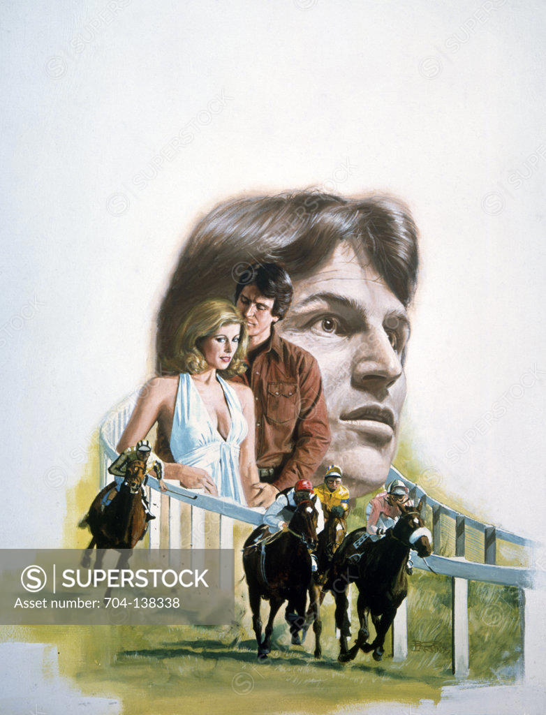 Stock Photo: 704-138338 Romantic scene with horse racing, poster
