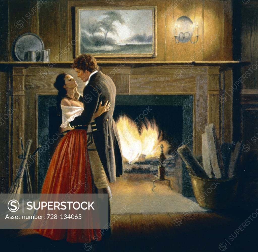 Stock Photo: 728-134065 Couple romancing