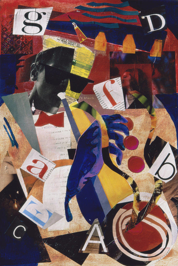 Serious Sound, 2005, Gil Mayers (b.1947/American), Collage