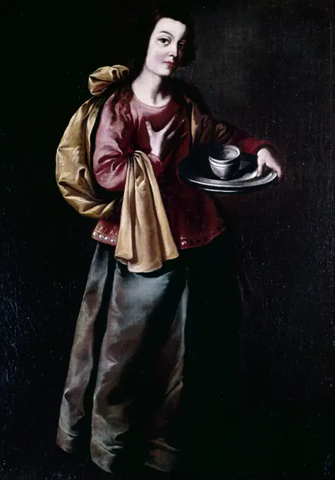 St. Justine of Seville by unknown Spanis artist, 17th century, USA, Pennsylvania, Philadelphia, David David Gallery