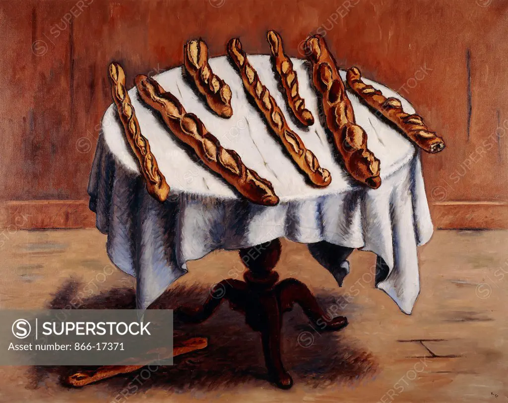 The Bread; Les Pains. Jean Helion (1904-1987). Oil on canvas. 72 x 91cm.