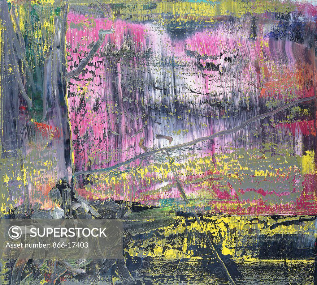 Stock Photo: 866-17403 Violet; Violett (600-1). Gerhard Richter (b.1932). Oil on canvas. Signed and dated 1986. 200 x 180cm.
